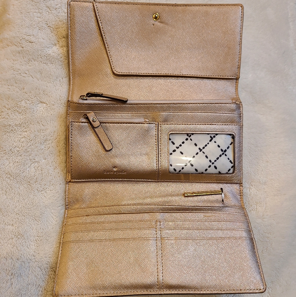 Kate Spade Newbury Lane Phoenix Wallet Rose Gold